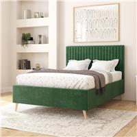 Aspire Grant Superking Ottoman Bed Frame - Green