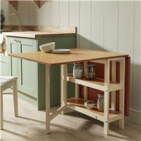 Argos Home Chicago 6 Seater Folding Dining Table - Cream