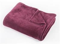 Argos Home Super Soft Fleece Throw - 150x200cm - Berry