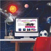 Origin Murals Solar System Multicolour Wall Mural