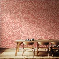 Origin Murals Trailing Ferns Warm Coral Wall Mural