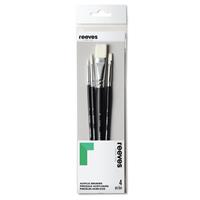 Reeves Acrylic Brush Set - Pack of 4