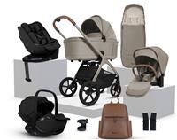 Silver Cross Cove Ultimate Travel System Bundle - Champagne