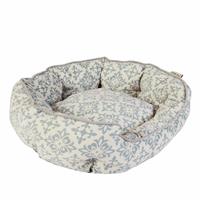 Dream Paws Scalloped Style Bed Medium - Grey