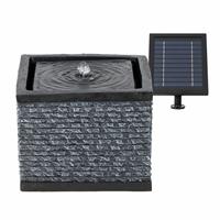 Streetwize Garden Granite Oasis Solar Water Fountain