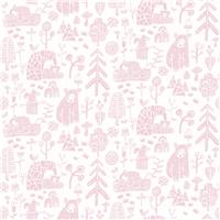 Ohpopsi Honeywood Bears Pink Wallpaper