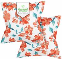 Streetwize Garden Floral Outdoor Chair Cushions - Pack of 2