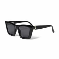 Liars & Lovers Black Angled Cateye Sunglasses