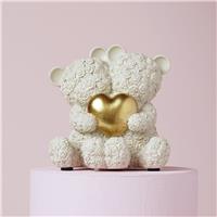 Widdop Love Is Sweet Resin White Bears Love