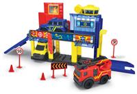 Dickie Micro Emergency Services Station and Vehicle Playset