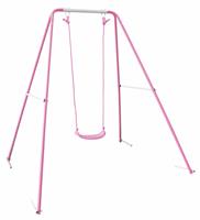 Chad Valley Kids Single Metal Swing - Pink