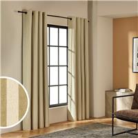 Habitat Stripe Blackout Eyelet Curtain - Olive - 229x229cm