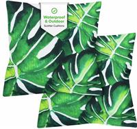 Streetwize Garden Banana Leaf Chair Cushion - Pack of 2