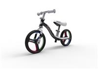 Ride-ezy Go Glo 10 inch Wheel Size Kids Balance Bike - Black & Silver
