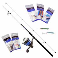 Fladen 9ft Mackerel Multi Species Sea Rod Reel Kit