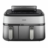 Philips 5000 Series Dual Basket Steam Air Fryer - Silver