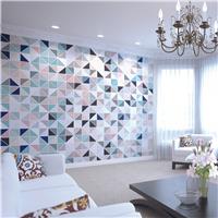 Origin Murals Geometry Blush and Jade Wall Mural