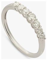 Revere 9ct White Gold 0.33ct Diamond Eternity Ring - J