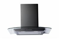 Bush BHG60GLB 60cm Glass Chimney Cooker Hood - Black