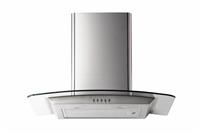 Bush BHD60GSS 60cm Chimney Cooker Hood - Stainless Steel