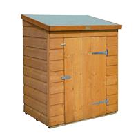 Rowlinson 520L Shiplap Patio Store Garden Storage Box -Brown