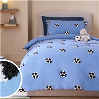 Argos Home Kids Tufted Football Blue Bedding Set - Single