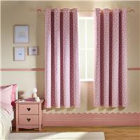 Argos Home Kids Blackout Star Eyelet Curtains - Pink - 168x137cm