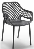 Bica Kyara Contract Stacking Chair - Charcoal