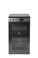 Bush FDC50B 50cm Double Oven Electric Cooker - Black