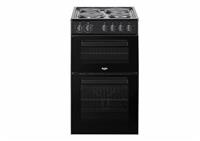 Bush FTSP50BEC 50cm Double Oven Electric Cooker - Black