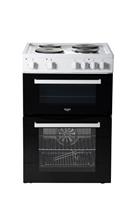 Bush FTSP60W 60cm Twin Cavity Electric Cooker - White