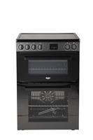 Bush FDC60B 60cm Double Oven Electric Cooker - Black