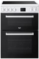 Bush FDC60W 60cm Double Oven Electric Cooker - White