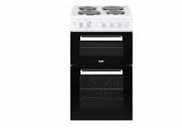 Bush FTSP50WEC 50cm Double Oven Electric Cooker - White