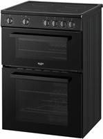 Bush FTC60B 60cm Twin Cavity Electric Cooker - Black