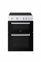Bush FTC60W 60cm Twin Cavity Electric Cooker - White