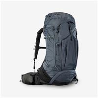 Decathlon 50L plus 10L Backpack - Grey