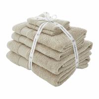 Catherine Lansfield Anti Bac Towel Bale - Natural