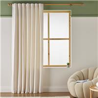Argos Home Leaf Tab Top Voile Curtain - Cream - 140x229cm