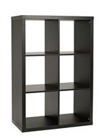 Habitat Squares Plus 6 Cube Storage Unit - Black