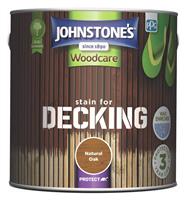 Johnstone's Decking Stain Matt Paint 2.5 - Natural Oak