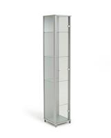 Argos Home 1 Door Glass Display Cabinet - Silver