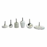 Rolson 6 Piece 1/4 Inch Hex Shank Polishing and Buffing Pads