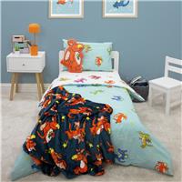 Zog Kids White & Blue Bedding Set - Toddler