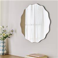 Argos Home Frameless Wavy Edge Round Mirror - 60x60cm