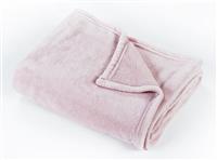 Argos Home Super Soft Fleece Throw - 150x200cm - Blush Pink