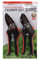 Wilkinson Sword Bypass and Anvil Pruners Twin Pack