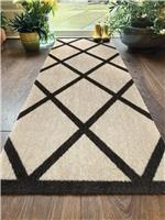 My Mat Border Geo Short Pile Runner - 50x150cm