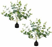 Streetwize Garden Eucalyptus Tree Solar Lights - Pack of 2