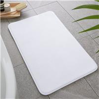 Catherine Lansfield White Memory Foam Bath Mat - 50x80cm